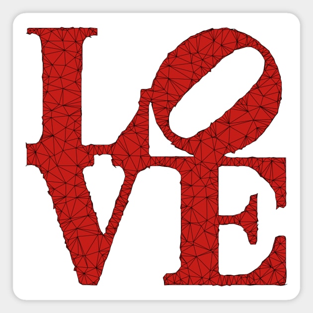 LOVE (Robert Indiana) Magnet by TRIME